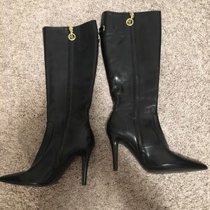 Black Lauren Ralph Lauren heeled boots size:5.5M